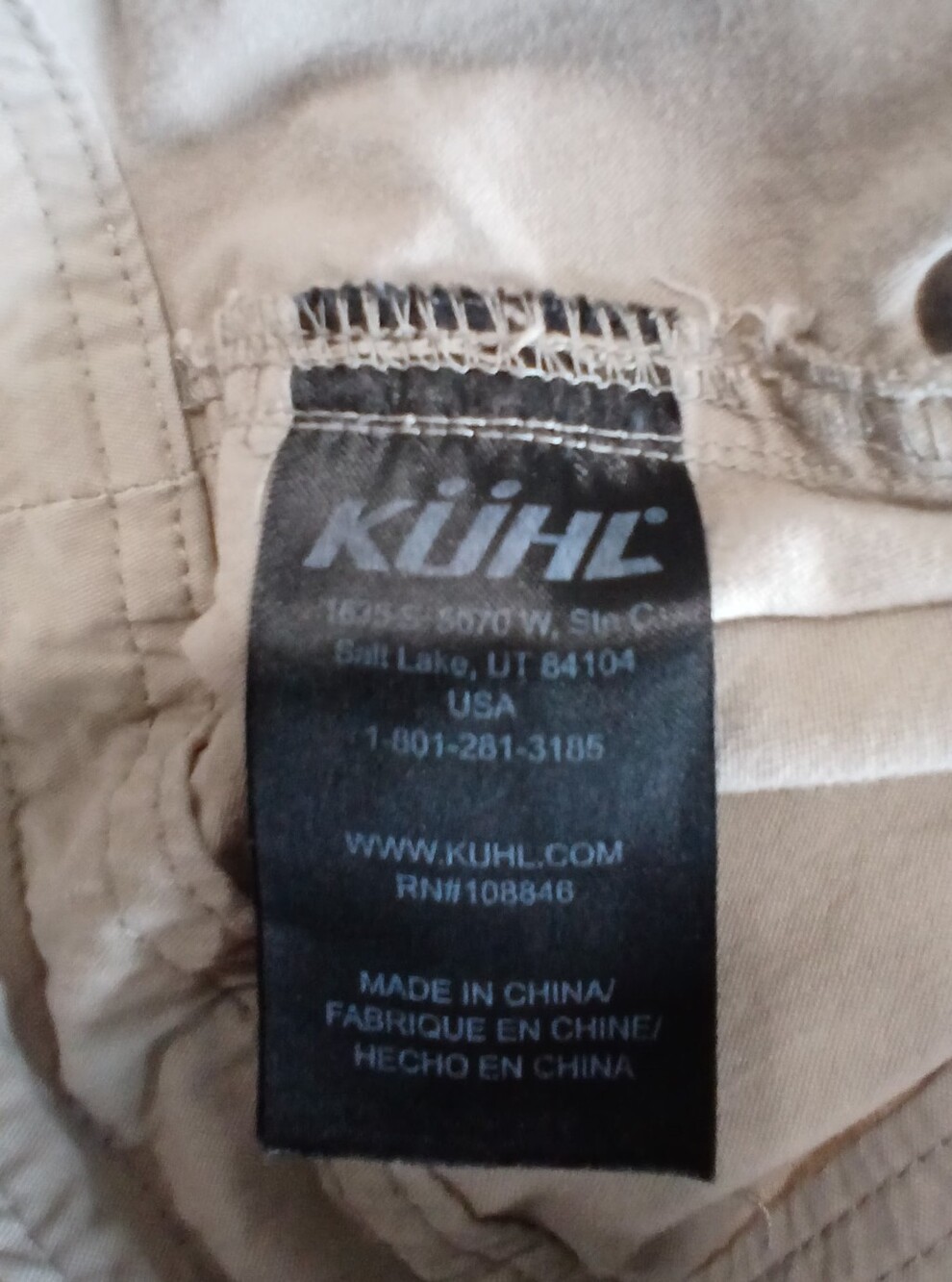 Kuhl Legendary Cargo Utility Hiking Pants Women's 6 Granola Girl Outdoor Camping - Picture 8 of 12